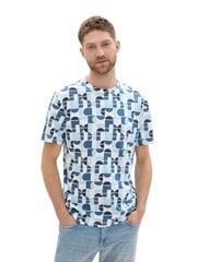 Tom Tailor meeste T-särk, sinine-kirju price and information | T-shirts for men | hansapost.ee