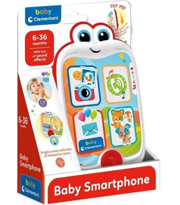 Clementoni Baby nutitelefon väikelastele цена и информация | Beebide mänguasjad | hansapost.ee