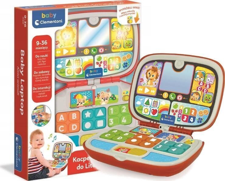 Laste sülearvuti Clementoni Baby цена и информация | Beebide mänguasjad | hansapost.ee