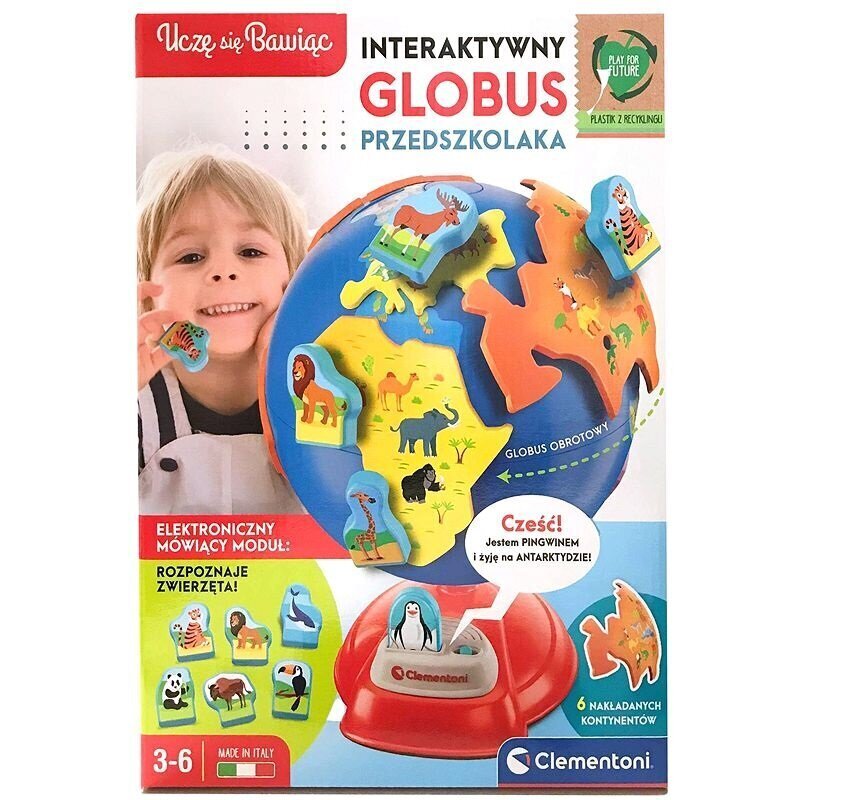 Clementoni interaktiivne gloobus цена и информация | Arendavad laste mänguasjad | hansapost.ee