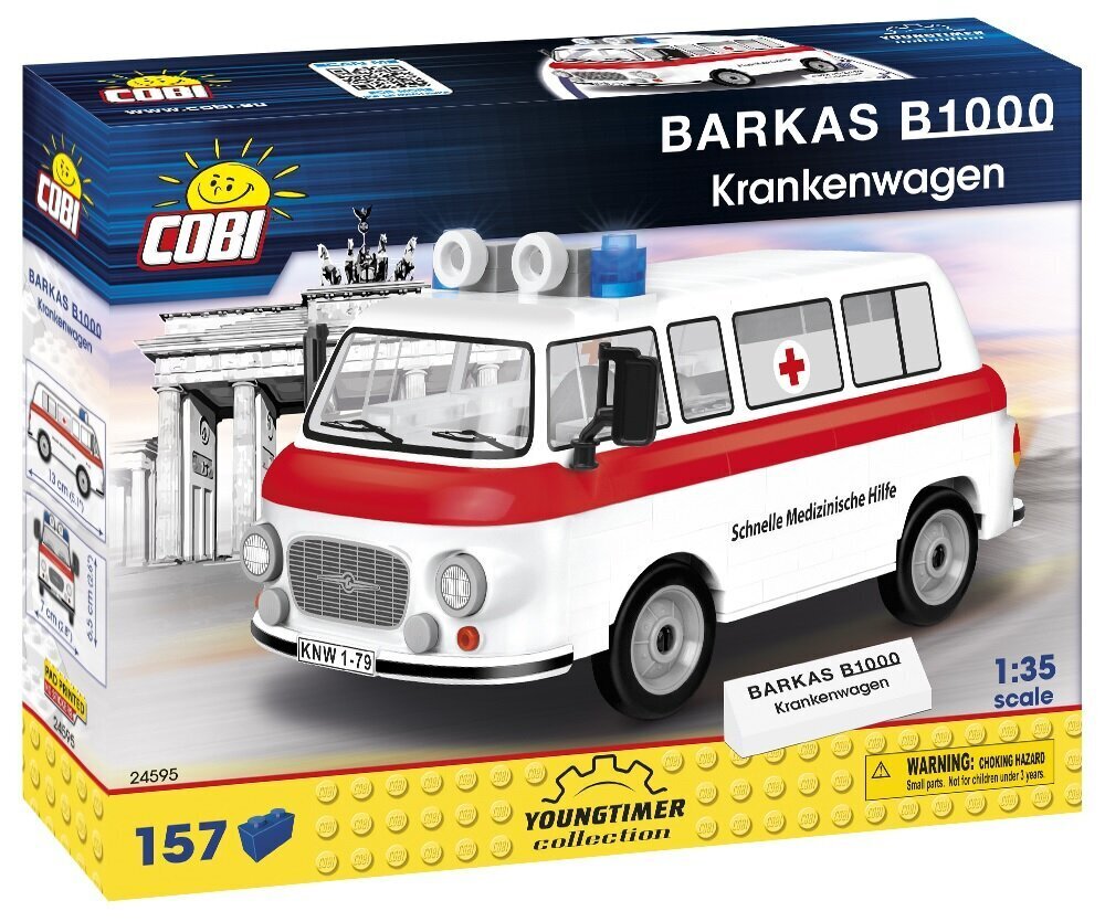 Konstruktor Cobi Kiirabi Barkas B1000, 157 tk цена и информация | Klotsid ja konstruktorid | hansapost.ee