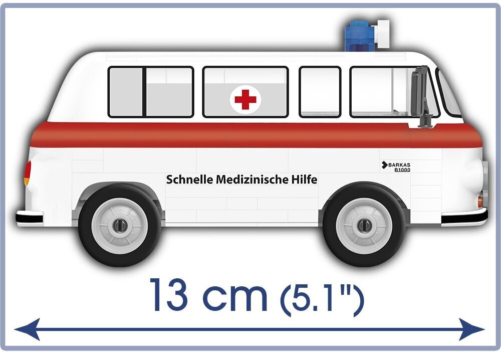 Konstruktor Cobi Kiirabi Barkas B1000, 157 tk цена и информация | Klotsid ja konstruktorid | hansapost.ee