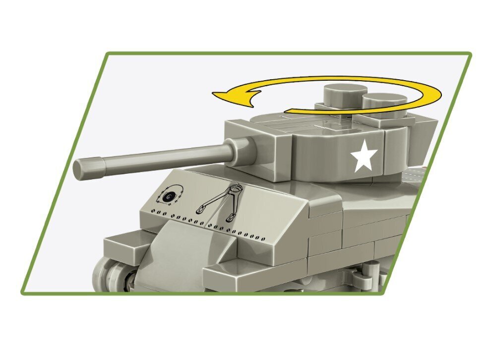 Konstruktor Cobi M4 Sherman, 103 tk цена и информация | Klotsid ja konstruktorid | hansapost.ee