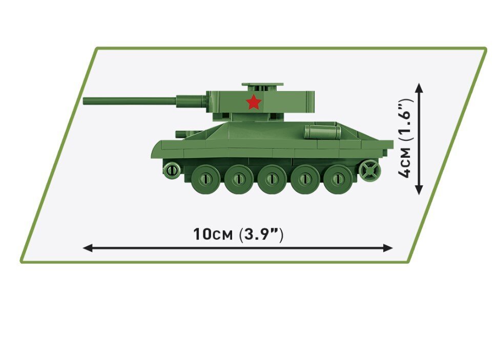 Konstruktor Cobi Tank T-34/85, 110 tk hind ja info | Klotsid ja konstruktorid | hansapost.ee