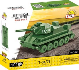 Konstruktor Cobi Tank T-34/76, 101 tk hind ja info | Klotsid ja konstruktorid | hansapost.ee