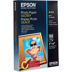 Fotopaber Epson Photo Paper Glossy 10x15cm, 100 tk hind ja info | Fotoaparaatide lisatarvikud | hansapost.ee