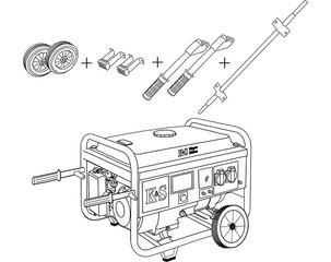 Transpordikomplekt "Könner – Söhnen" KS 7 KIT hind ja info | Lisatarvikud | hansapost.ee