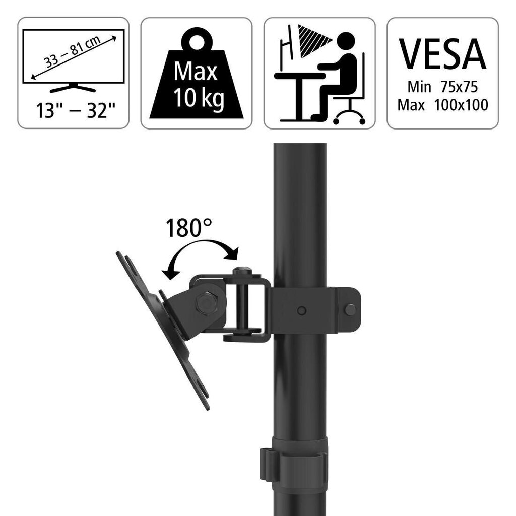 Hama 00118489 цена и информация | Monitori kinnitused | hansapost.ee