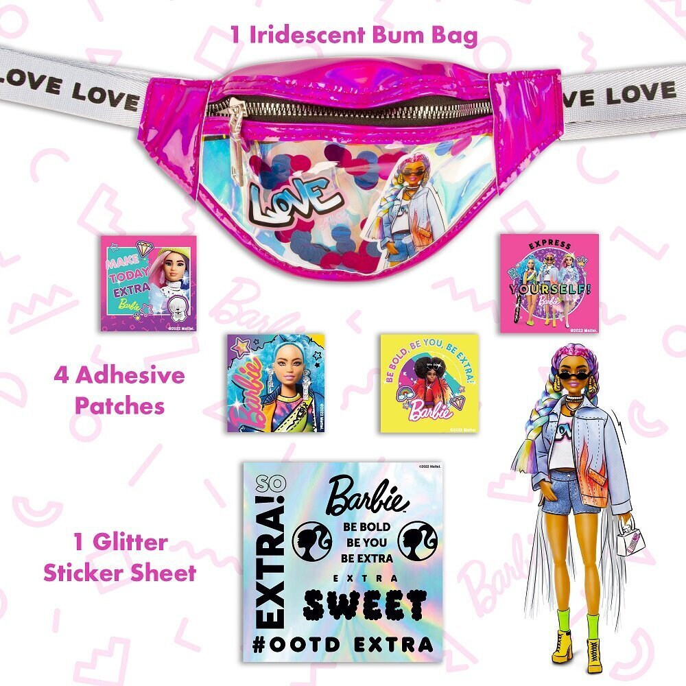 Vöökott Barbie Extra Bum Bag Design Set hind ja info | Koolikotid ja seljakotid | hansapost.ee