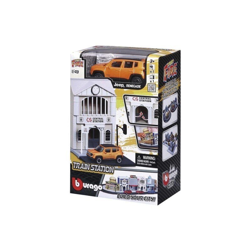 Komplekts Bburago Street Fire Bburago City 31500, 1:43 hind ja info | Mänguasjad poistele | hansapost.ee