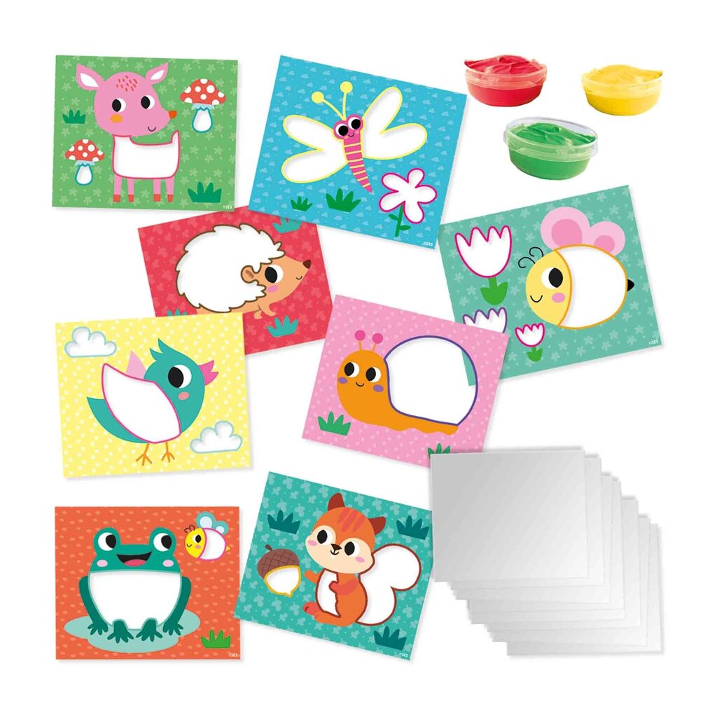 Sõrmede värvikaardid SES Creative Eco 24925 49250 цена и информация | Arendavad laste mänguasjad | hansapost.ee
