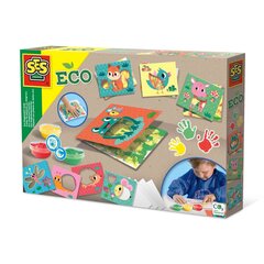 Sõrmede värvikaardid SES Creative Eco 24925 49250 hind ja info | SES creative Laste mänguasjad alates 3.a | hansapost.ee
