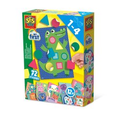 Minu esimene kleebiste mosaiik SES Creative 44845 hind ja info | SES creative Laste mänguasjad alates 3.a | hansapost.ee