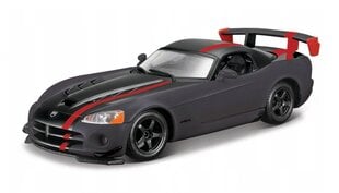 BBURAGO 1:24 Dodge Viper SRT10ACR Grey & RedStripe 22114 hind ja info | Mänguasjad poistele | hansapost.ee