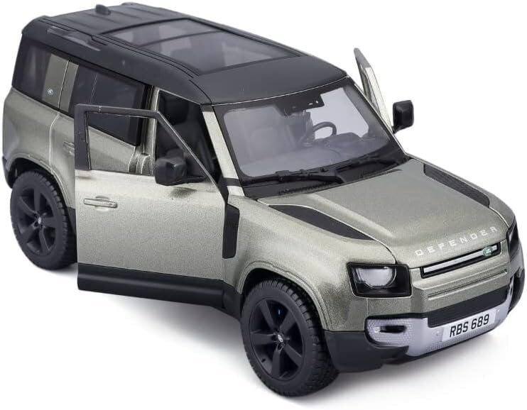 Automudel Bburago Land Rover Defender 2022 Green 21101gn, 1:24 цена и информация | Mänguasjad poistele | hansapost.ee