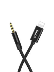 Аудио адаптер провод AUX Hoco UPA13 из Apple Lightning -> 3,5 мм, черный. цена и информация | Borofone 43757-uniw | hansapost.ee