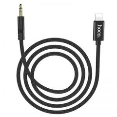 Аудио адаптер провод AUX Hoco UPA13 из Apple Lightning -> 3,5 мм, черный. цена и информация | Borofone 43757-uniw | hansapost.ee