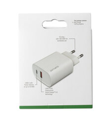 Зарядное устройство (беспроводное) VoltPlug Adaptive PD 25W с быстрой зарядкой и AFC, белого цвета цена и информация | Зарядные устройства для телефонов | hansapost.ee