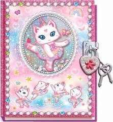 Дневник с замочком Pulio Pecoware Cat Ballerina цена и информация | Тетради и бумажные товары | hansapost.ee