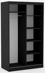 Шкаф ADRK Furniture Delia 120, черный цвет цена и информация | Шкафы | hansapost.ee