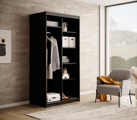 Kapp ADRK Furniture Delia 100, must/pruun hind ja info | Kapid | hansapost.ee