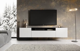 Tv-kapp ADRK Furniture Noemi, valge/must hind ja info | Televiisori alused | hansapost.ee