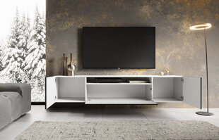 Tv-kapp ADRK Furniture Noemi, must/valge price and information | Televiisori alused | hansapost.ee