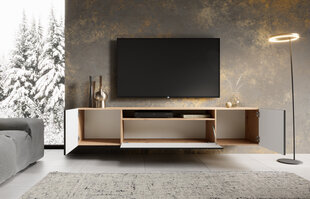 Tv-kapp ADRK Furniture Noemi, must/pruun hind ja info | Televiisori alused | hansapost.ee