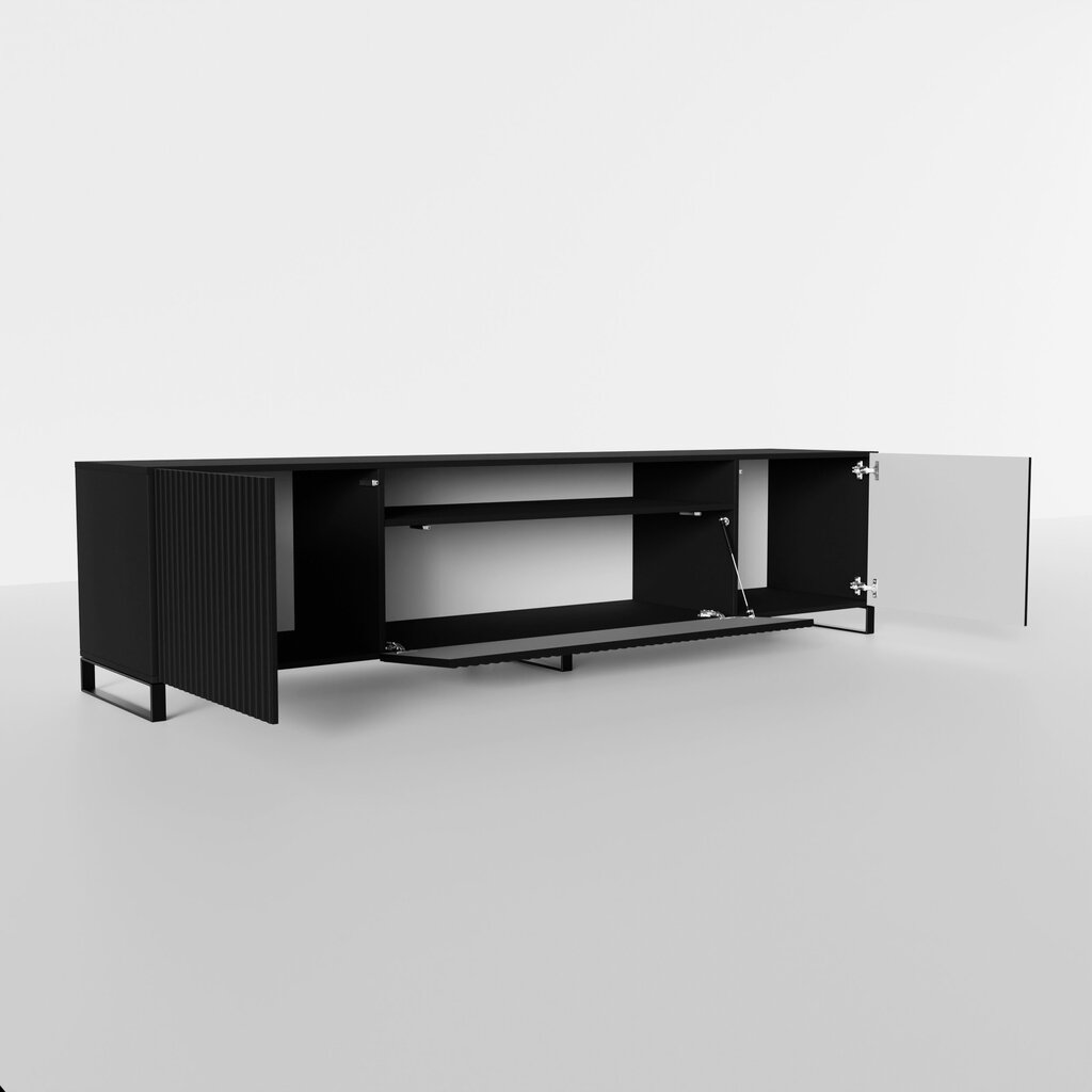 TV-kapp ADRK Furniture Noemi, must цена и информация | Televiisori alused | hansapost.ee