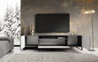 TV-kapp ADRK Furniture Noemi, hall hind ja info | Televiisori alused | hansapost.ee