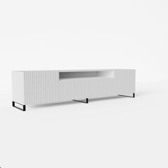 Tv-kapp ADRK Furniture Noemi, valge hind ja info | Televiisori alused | hansapost.ee