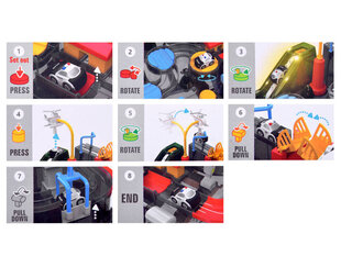 Интерактивная полоса препятствий для автомобилей JOK цена и информация | Игрушки для мальчиков | hansapost.ee