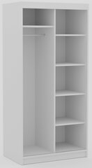 Шкаф ADRK Furniture Delia 100, белый цвет цена и информация | Шкафы | hansapost.ee