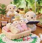 Kujukeste komplekt Sylvanian Families Flora Rabbit Family цена и информация | Mänguasjad tüdrukutele | hansapost.ee