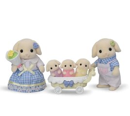 Kujukeste komplekt Sylvanian Families Flora Rabbit Family price and information | Toys for girls | hansapost.ee