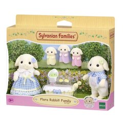 Kujukeste komplekt Sylvanian Families Flora Rabbit Family hind ja info | Mänguasjad tüdrukutele | hansapost.ee