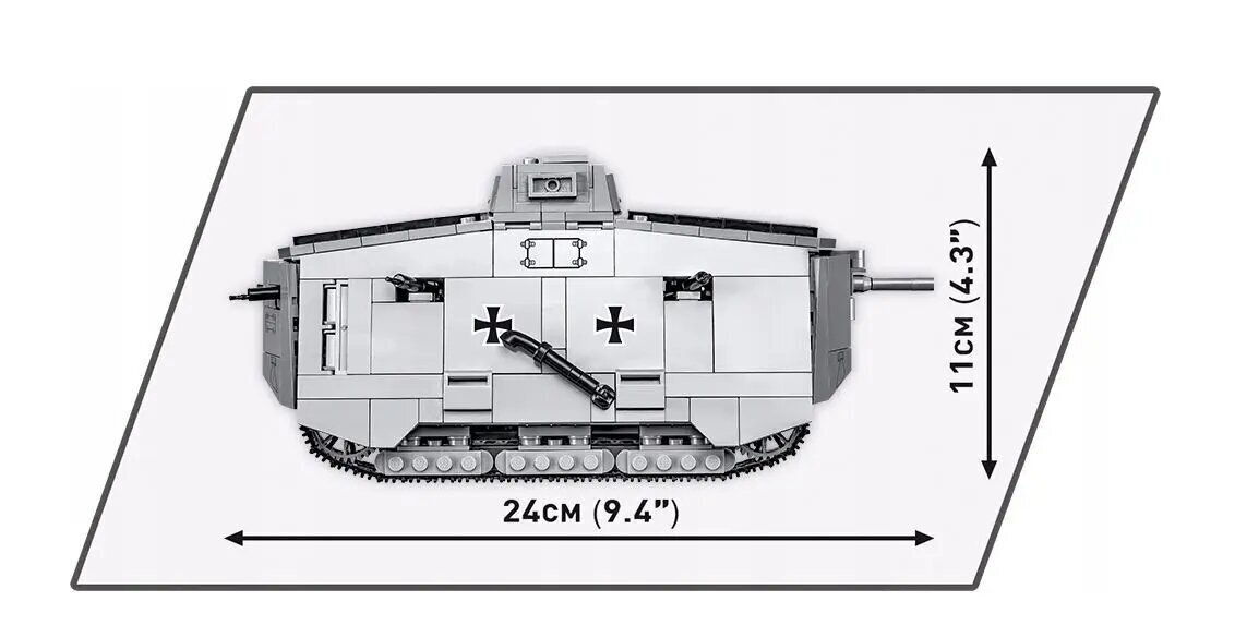 Konstruktor Cobi A7V, 840 tk цена и информация | Klotsid ja konstruktorid | hansapost.ee