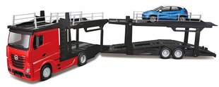 Veoauto Bburago STR Fire Multicar Carrier-Mercedes hind ja info | Mänguasjad poistele | hansapost.ee