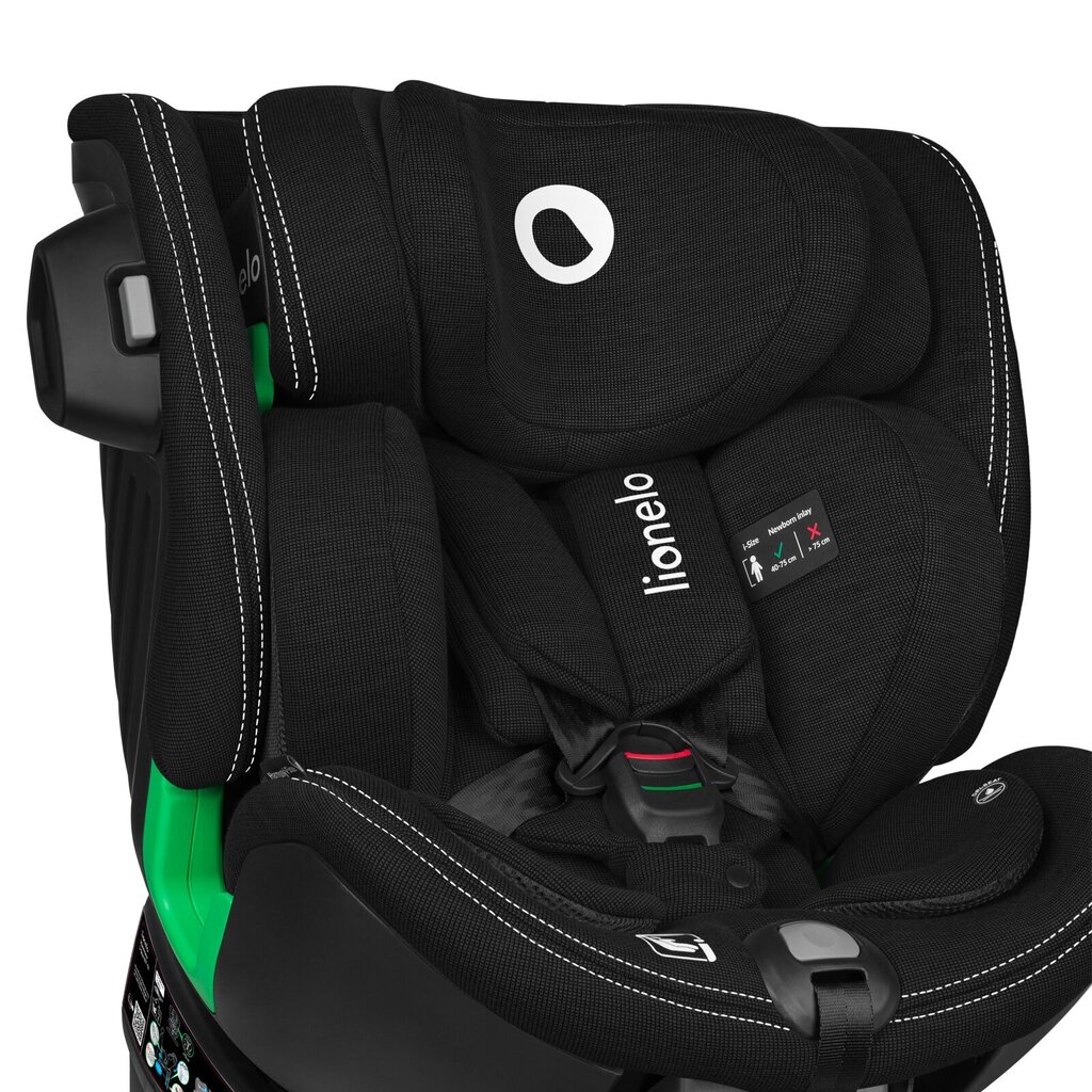 Turvatool Lionelo Harmony I-size, 0-36 kg, black цена и информация | Turvatoolid ja turvahällid | hansapost.ee