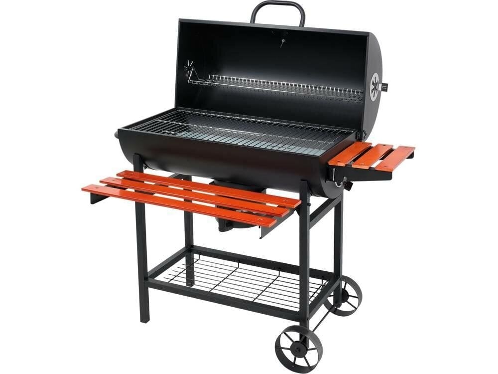 Söegrill kaanega Lund, 71 x 34,5cm, must цена и информация | Grillid | hansapost.ee