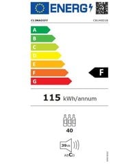 Climadiff CBU40D1B цена и информация | Винные холодильники | hansapost.ee