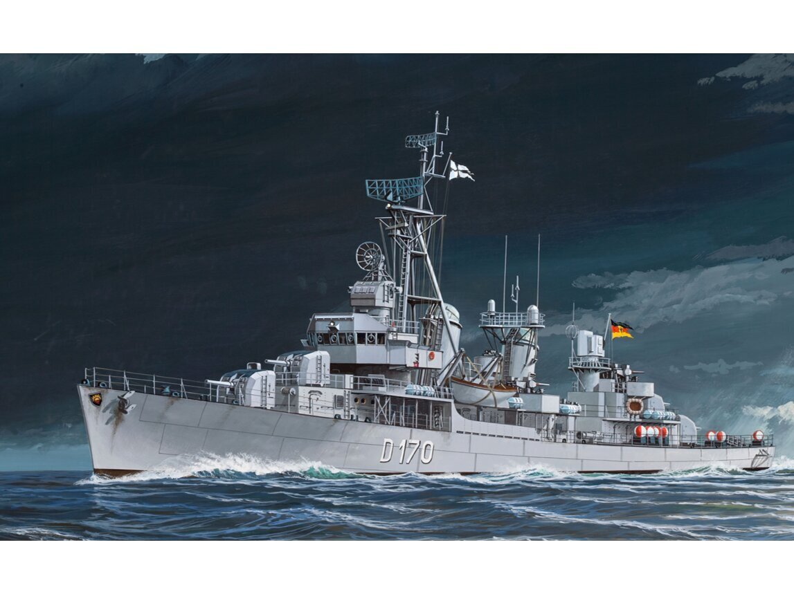 Revell - German Destroyer Class 119 (Z1/Z5), 1/144, 05179 цена и информация | Klotsid ja konstruktorid | hansapost.ee