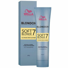 Blondeeriv kreem Wella Blondor Soft Blonde 7 Oil Infused Cream Lightner, 200 g hind ja info | Wella Professionals Parfüümid, lõhnad ja kosmeetika | hansapost.ee