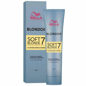 Blondeeriv kreem Wella Blondor Soft Blonde 7 Oil Infused Cream Lightner, 200 g цена и информация | Juuksevärvid | hansapost.ee