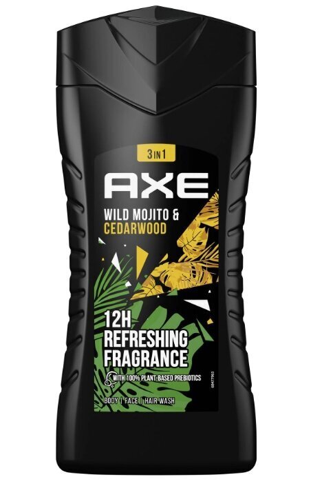 Dušigeel Axe Green Mojito & Cedarwood, 250 ml цена и информация | Dušigeelid, õlid | hansapost.ee