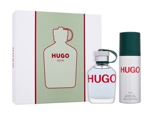 Komplekt Hugo Boss Hugo Man meestele: EDT, 75 ml + deodorant, 150 ml hind ja info | Parfüümid meestele | hansapost.ee
