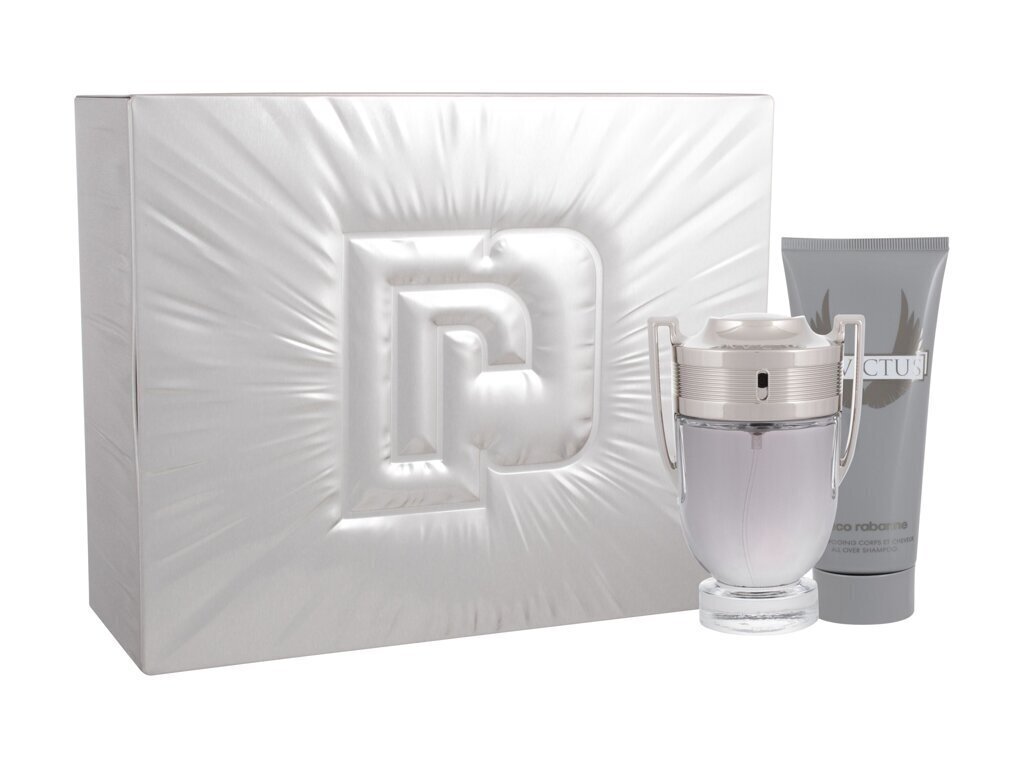 Parfümeeria komplekt meestele Paco Rabanne Invictus tualettvesi EDT, 100 ml + dušigeel, 100 ml цена и информация | Parfüümid meestele | hansapost.ee