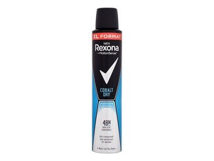 Deodorant Rexona Men Cobalt Dry, 200 ml hind ja info | Deodorandid | hansapost.ee