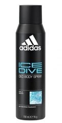 Deodorant Adidas Ice Dive meestele, 150 ml hind ja info | Deodorandid | hansapost.ee