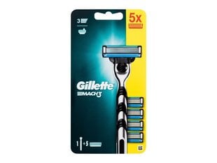 Raseerimiskomplekt Gillette Mach3 meestele, 1 tk цена и информация | Средства для бритья и косметика | hansapost.ee